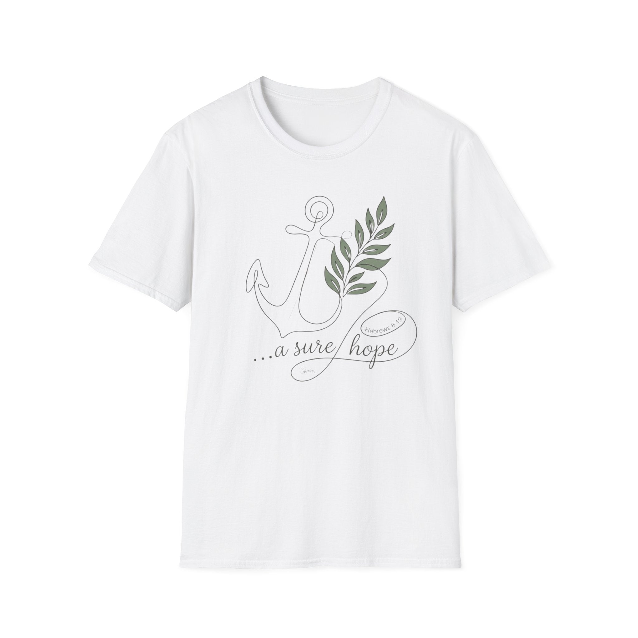 Sure Hope Anchor and Olive - T-Shirt