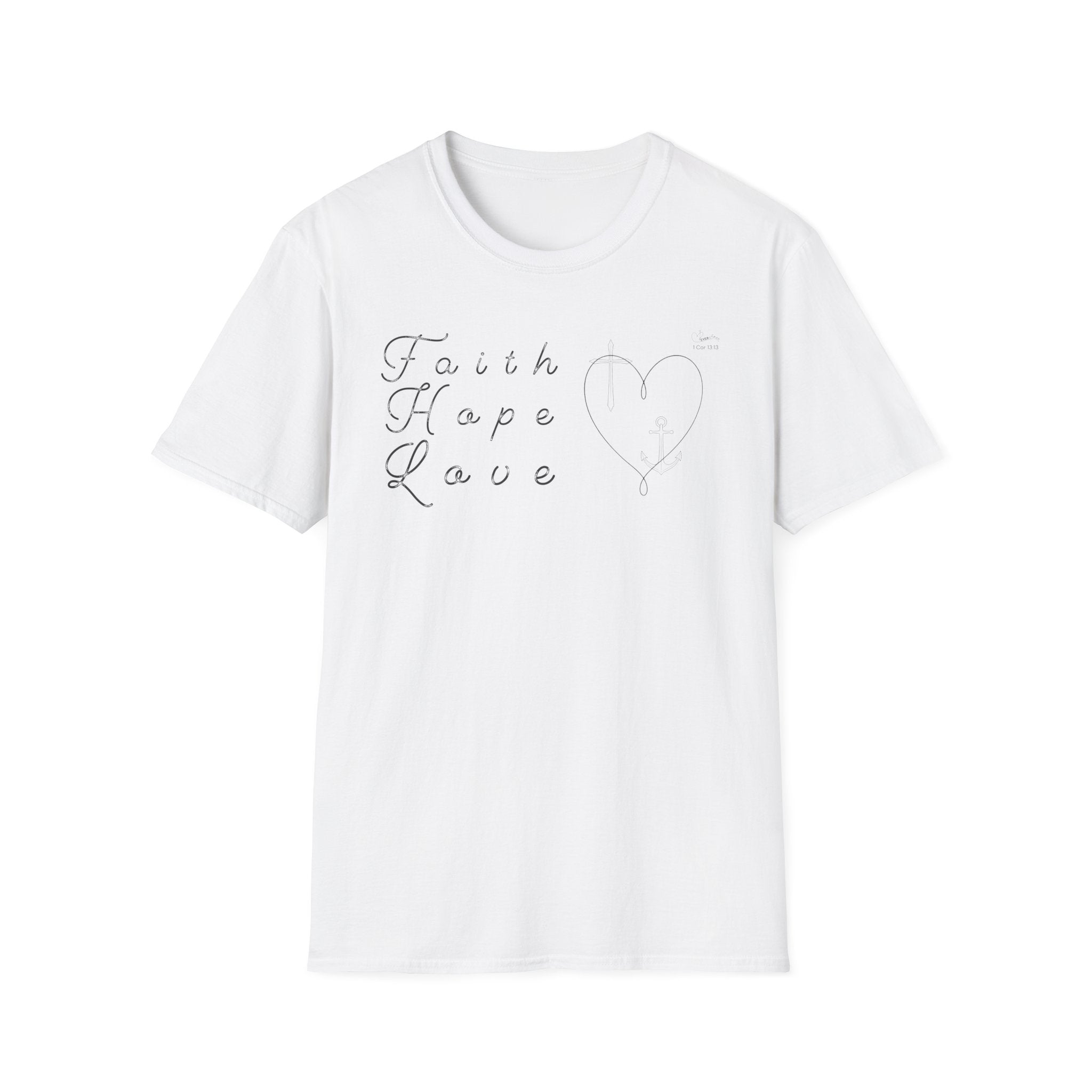Faith Hope Love Symbols  - T-Shirt