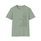 Clothed in Strength Flowers - Faith T-Shirt