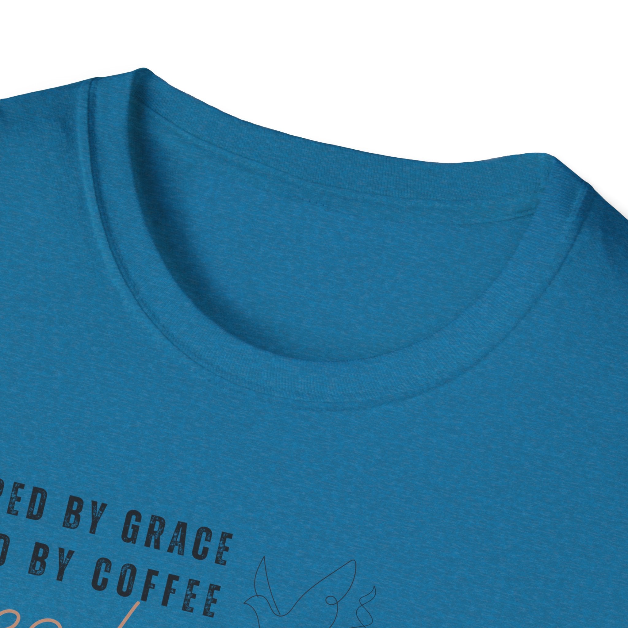 Cover by Grace Fueled by Coffee Ready Dove- T-Shirt