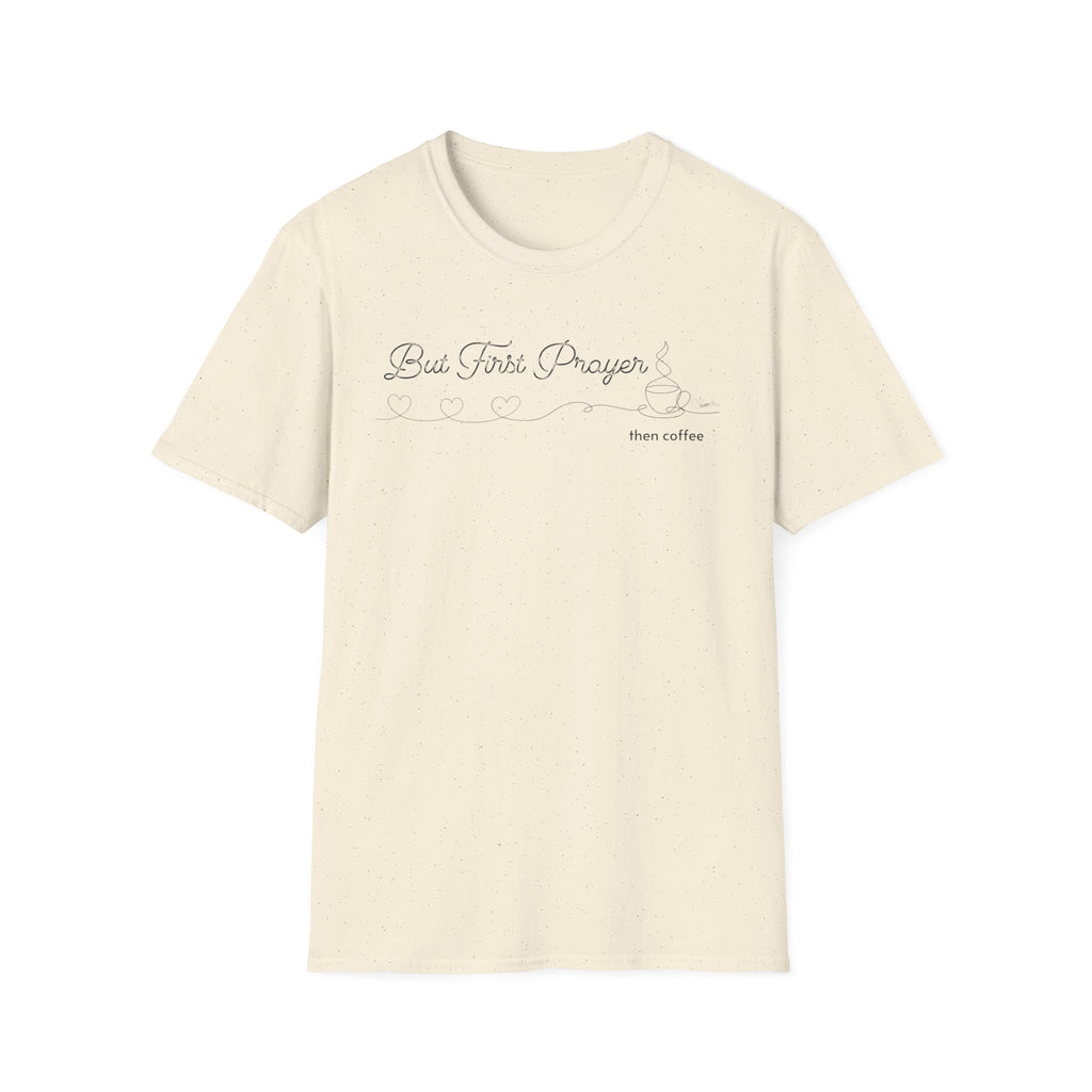 But First Prayer then Coffee Hearts T-Shirt