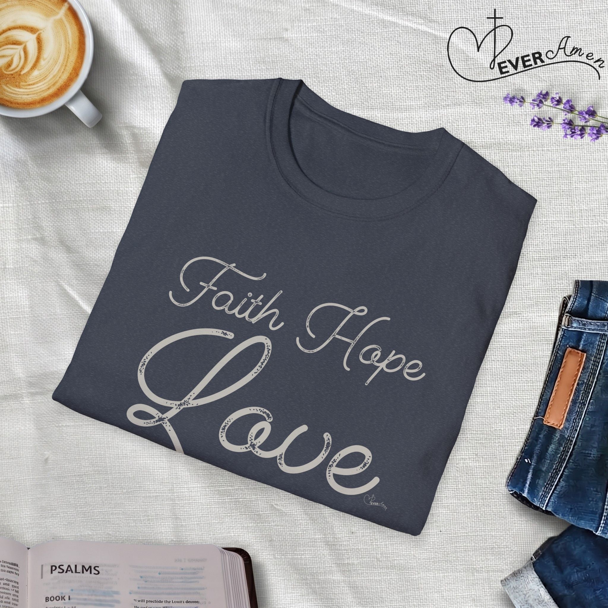 Faith Hope Love Large - T-Shirt