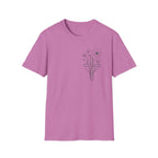 Green Cross Flowers badge - T-Shirt