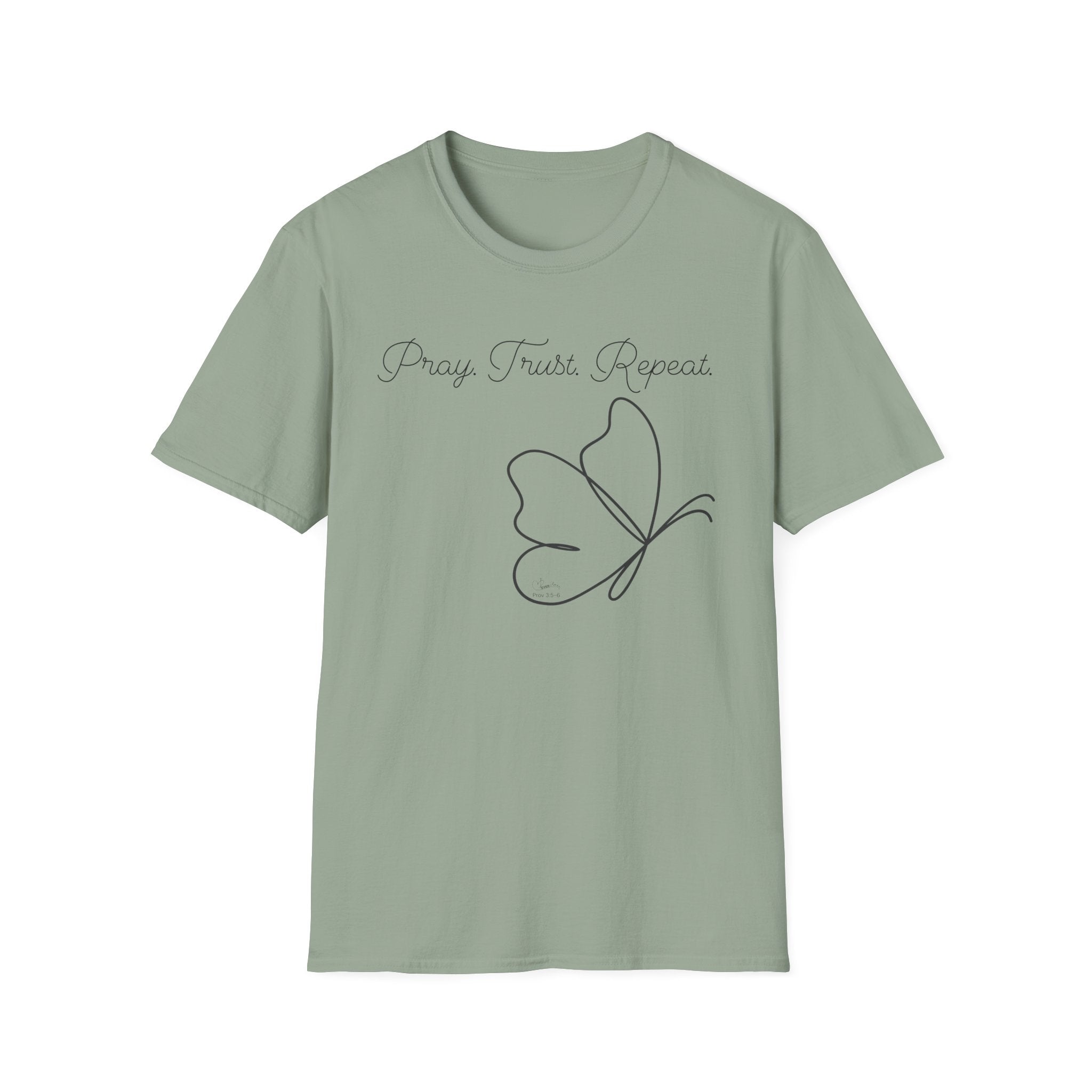 Pray Trust Repeat Butterfly - T-Shirt