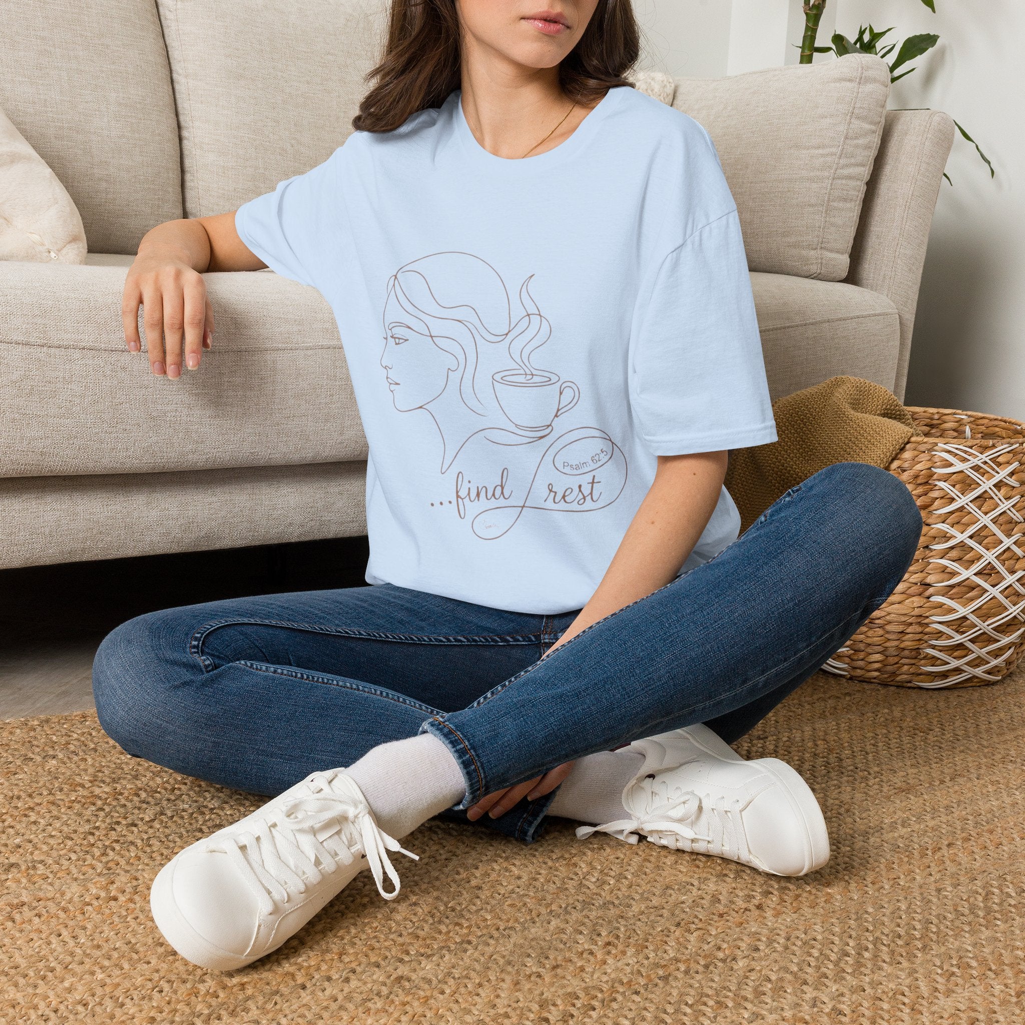 Find Rest Face and Coffee - T-Shirt
