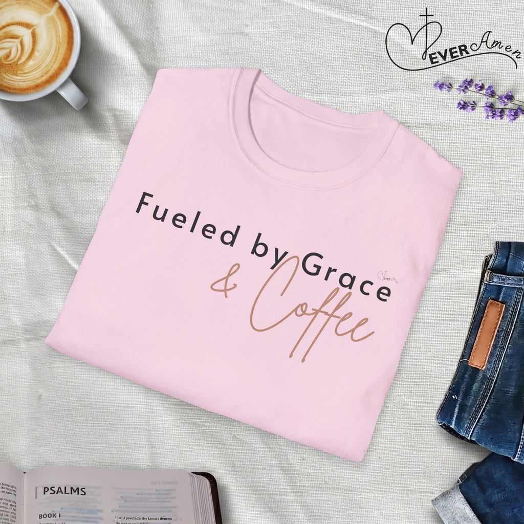 Fueled by Grace and Coffee - Faith T-Shirt