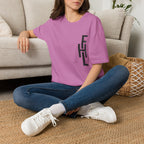 Faith Hope Love Stacked with Words pocket- T-Shirt