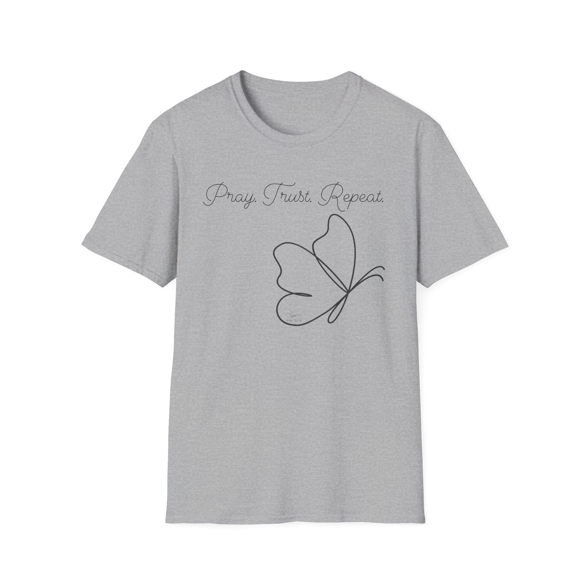 Pray Trust Repeat Butterfly - T-Shirt