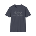 Pray Trust Repeat Flowers - T-Shirt