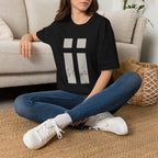 Aye Aye My Captain Subtle Cross Filled Boxes - T-Shirt
