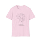 Clothed in strength flower hair - T-Shirt