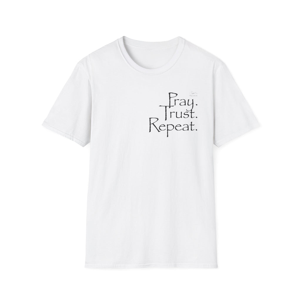 Pray Trust Repeat Stacked - T-Shirt