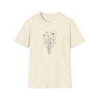 Blue Cross Flowers - T-Shirt