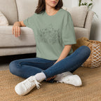 Field of Flowers Face - T-Shirt