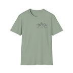 Pray Trust Repeat Cursive Olive - T-Shirt