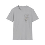 Sand Cross Flowers badge - T-Shirt