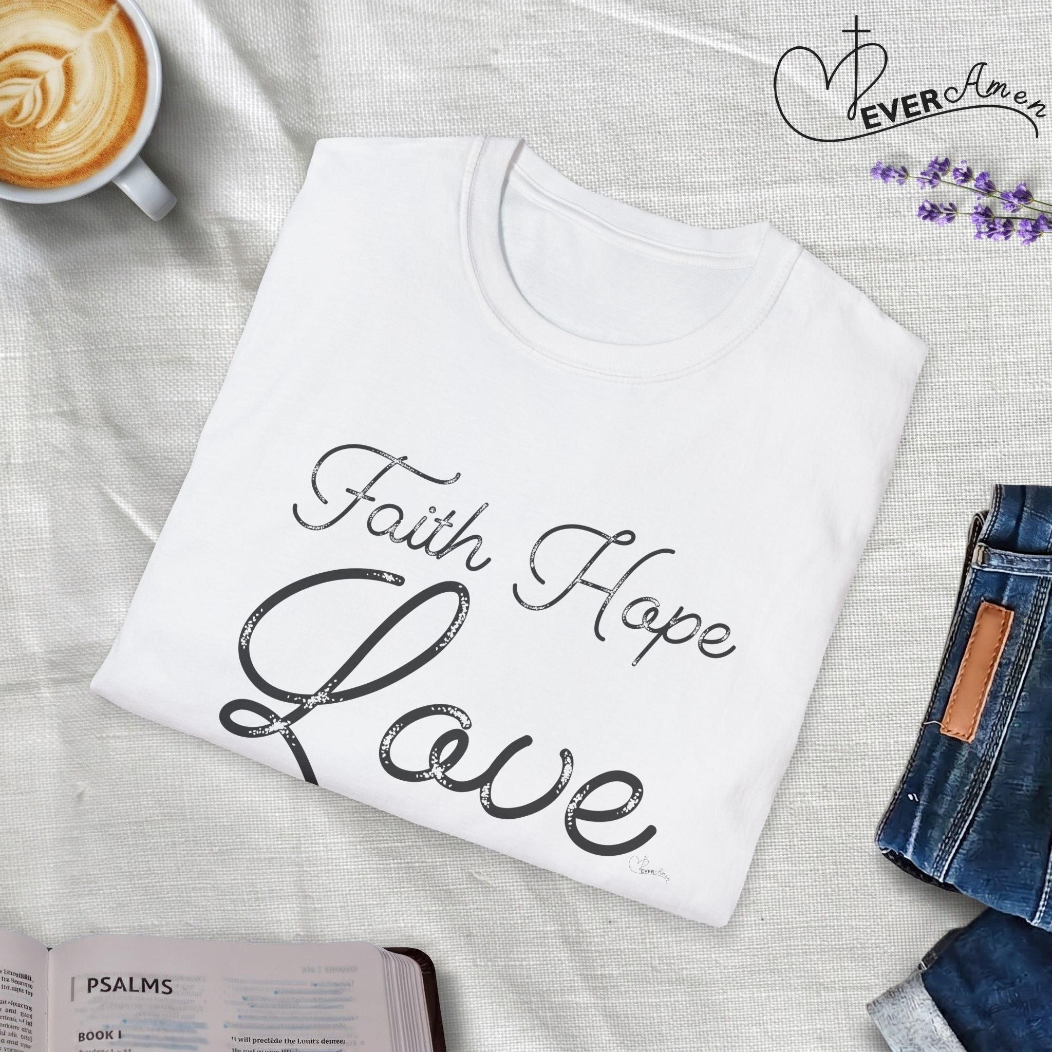 Faith Hope Love Large - T-Shirt