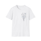 Blue Cross Flowers badge - T-Shirt