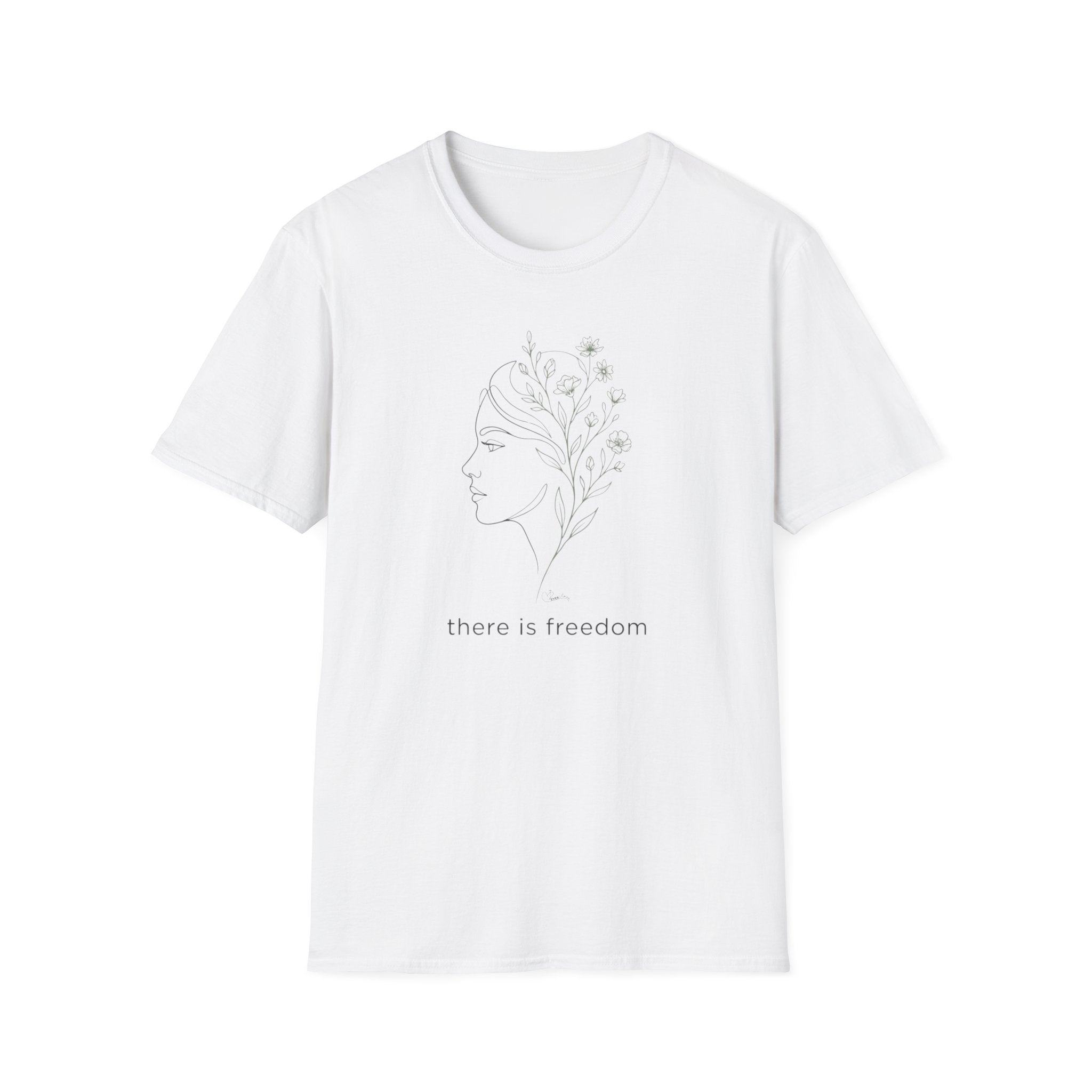 There is Freedom Hair Flowers - T-Shirt