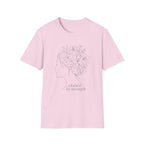 Clothed in strength flower hair - T-Shirt
