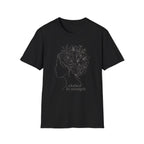 Clothed in strength flower hair - T-Shirt