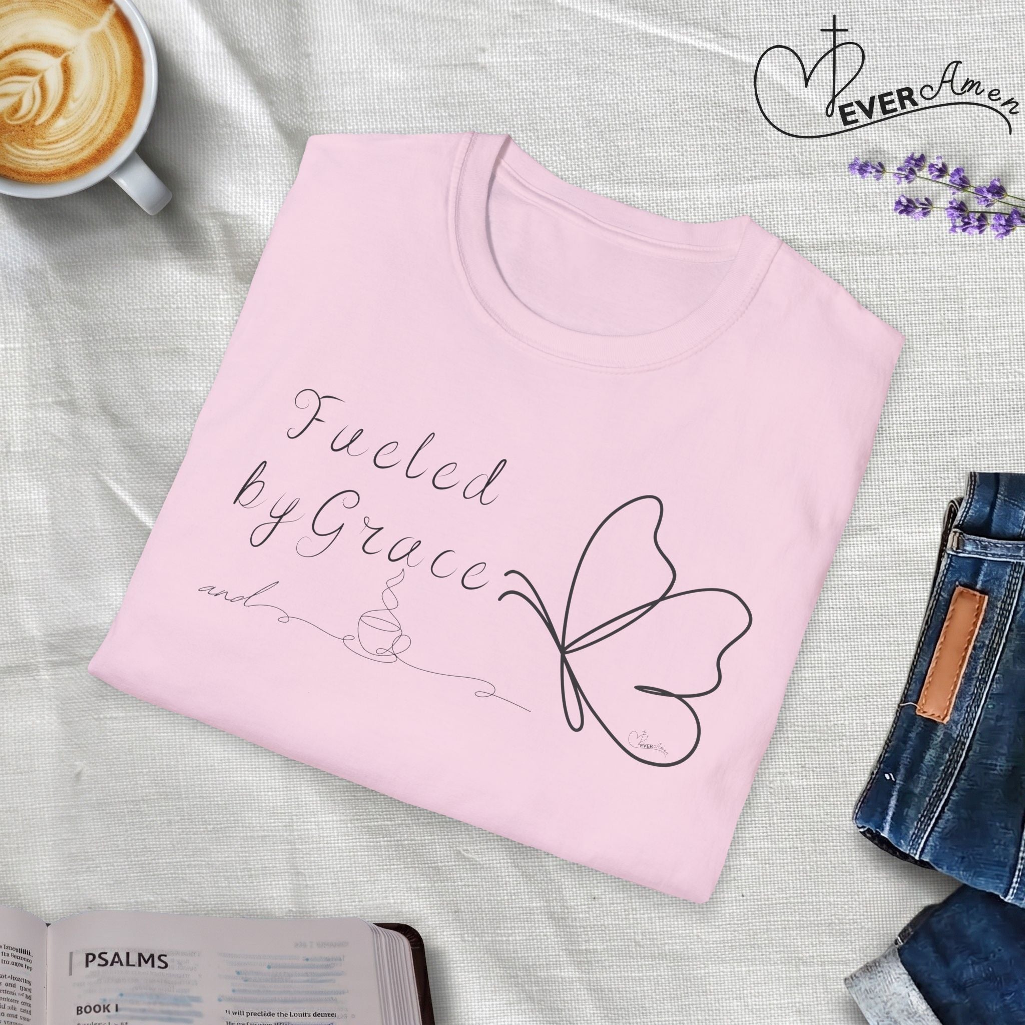 Fueled by Grace Butterfly - T-Shirt