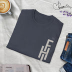 Faith Hope Love Stacked with Words pocket- T-Shirt