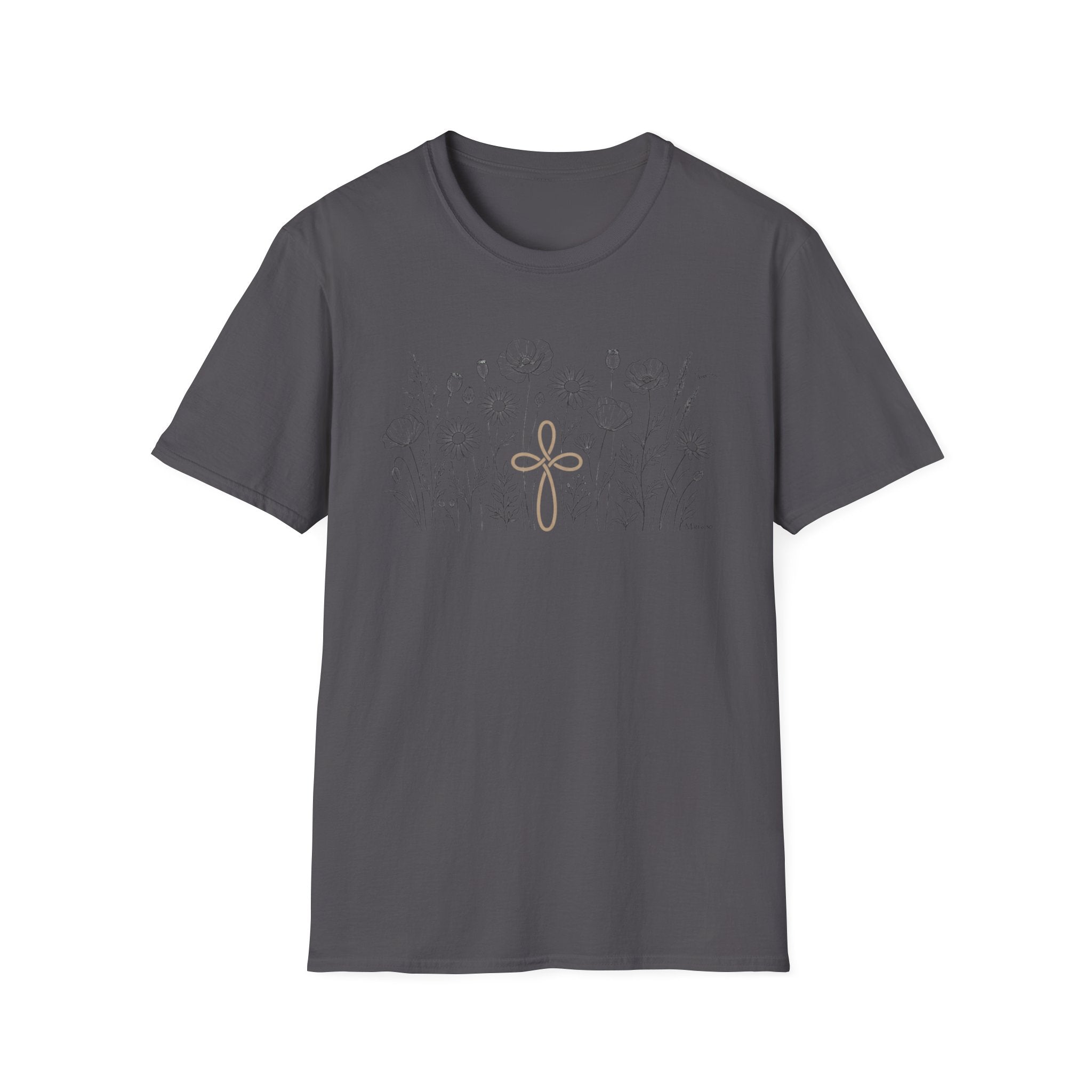 Field of Flowers Sand Cross - T-Shirt
