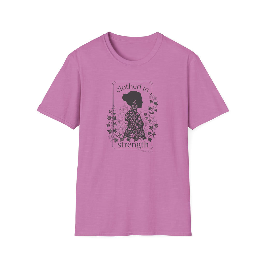 Clothed in Strength Framed - T-Shirt
