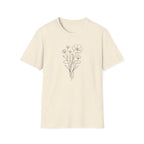 Flowers Sand Cross - T-Shirt