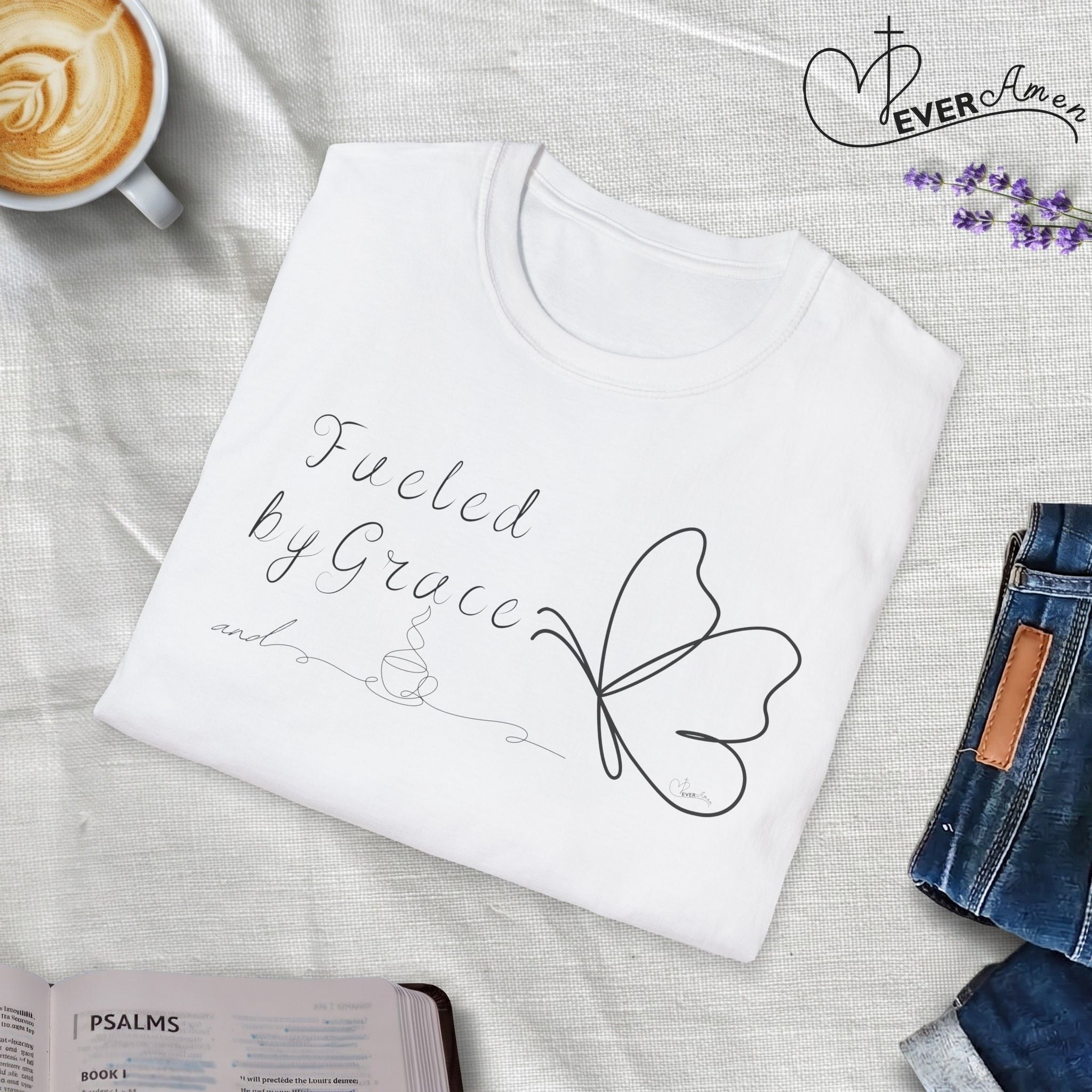 Fueled by Grace Butterfly - T-Shirt