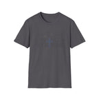 Field of Flowers Blue Cross - T-Shirt