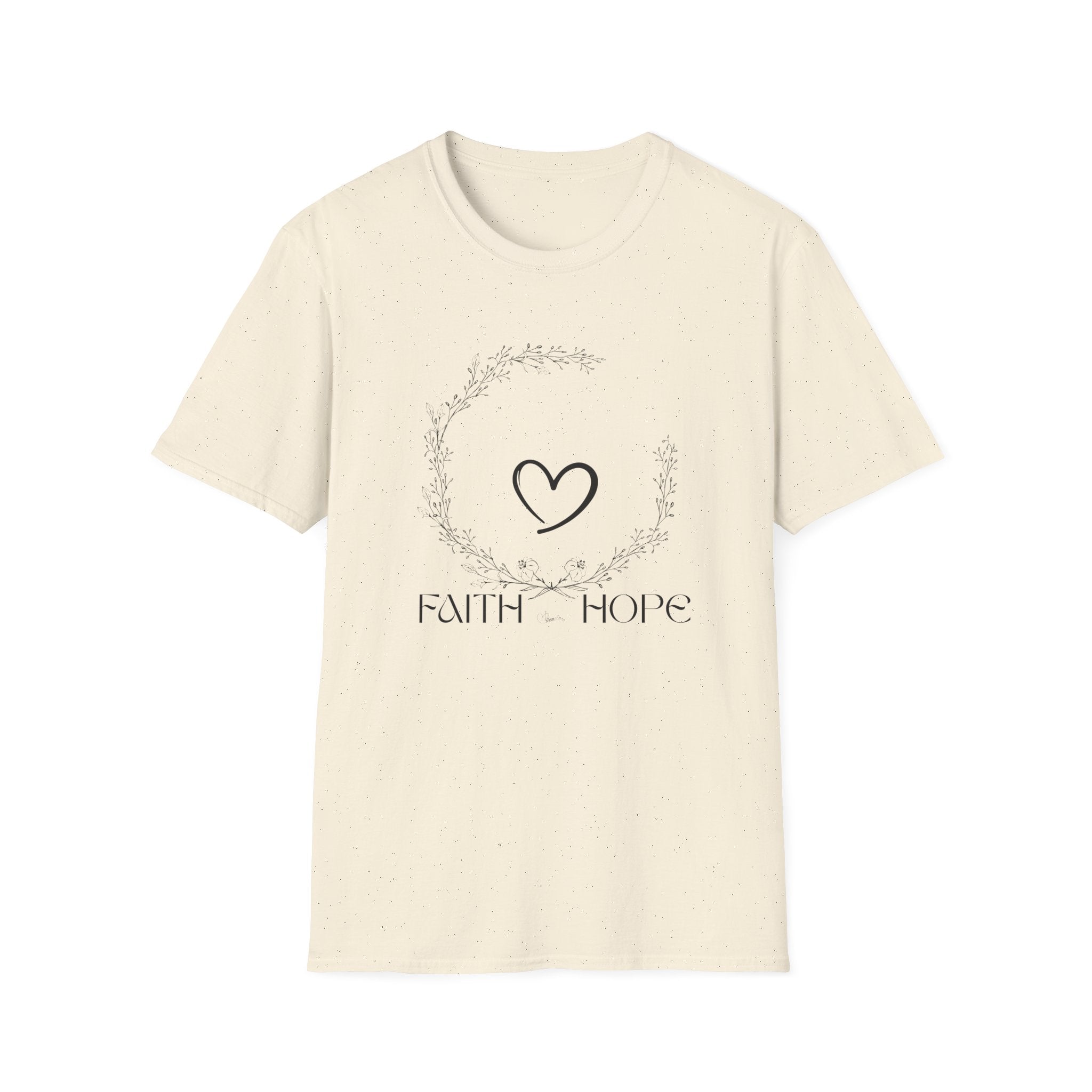 Faith Hope Love Wreath - T-Shirt
