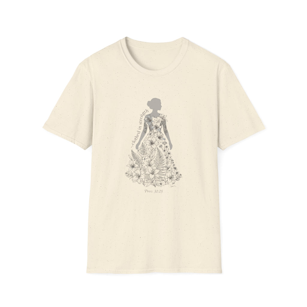 Clothed in strength dress- T-Shirt