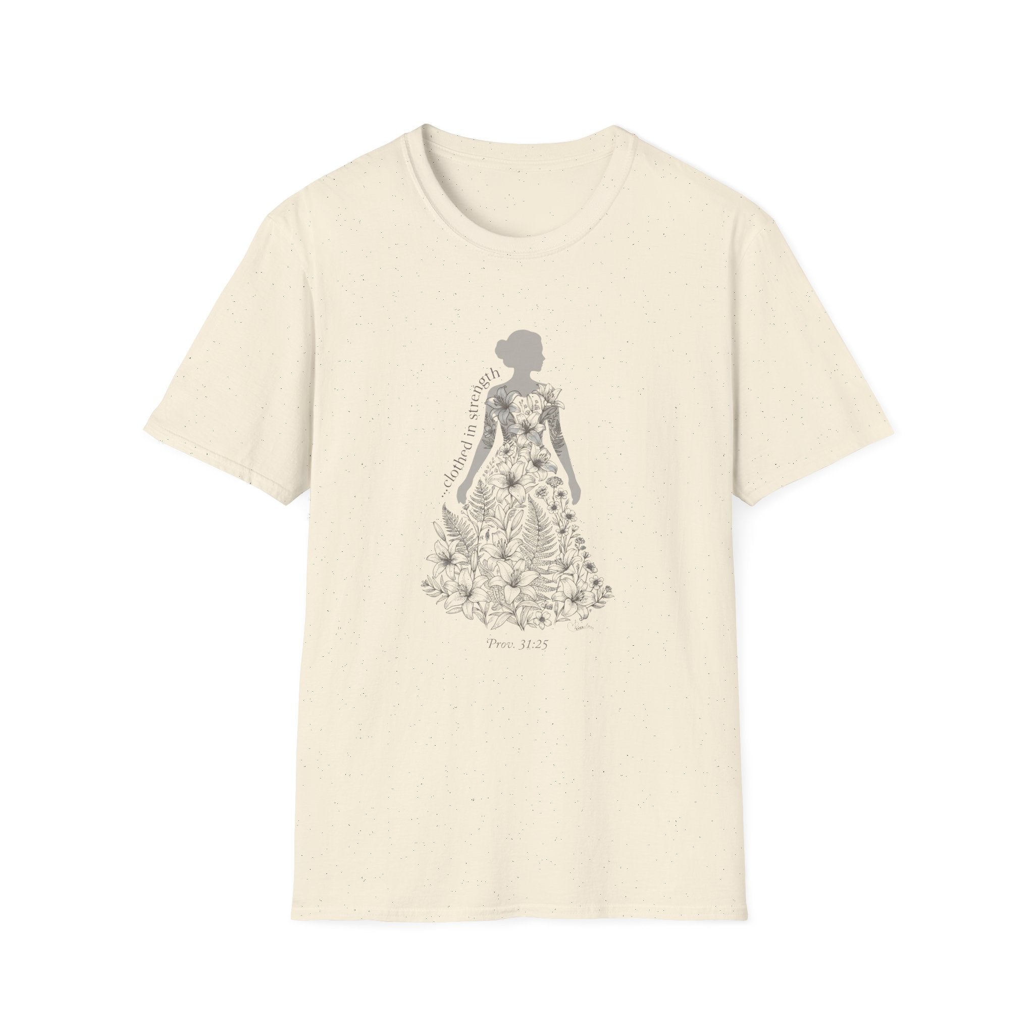 Clothed in strength dress- T-Shirt