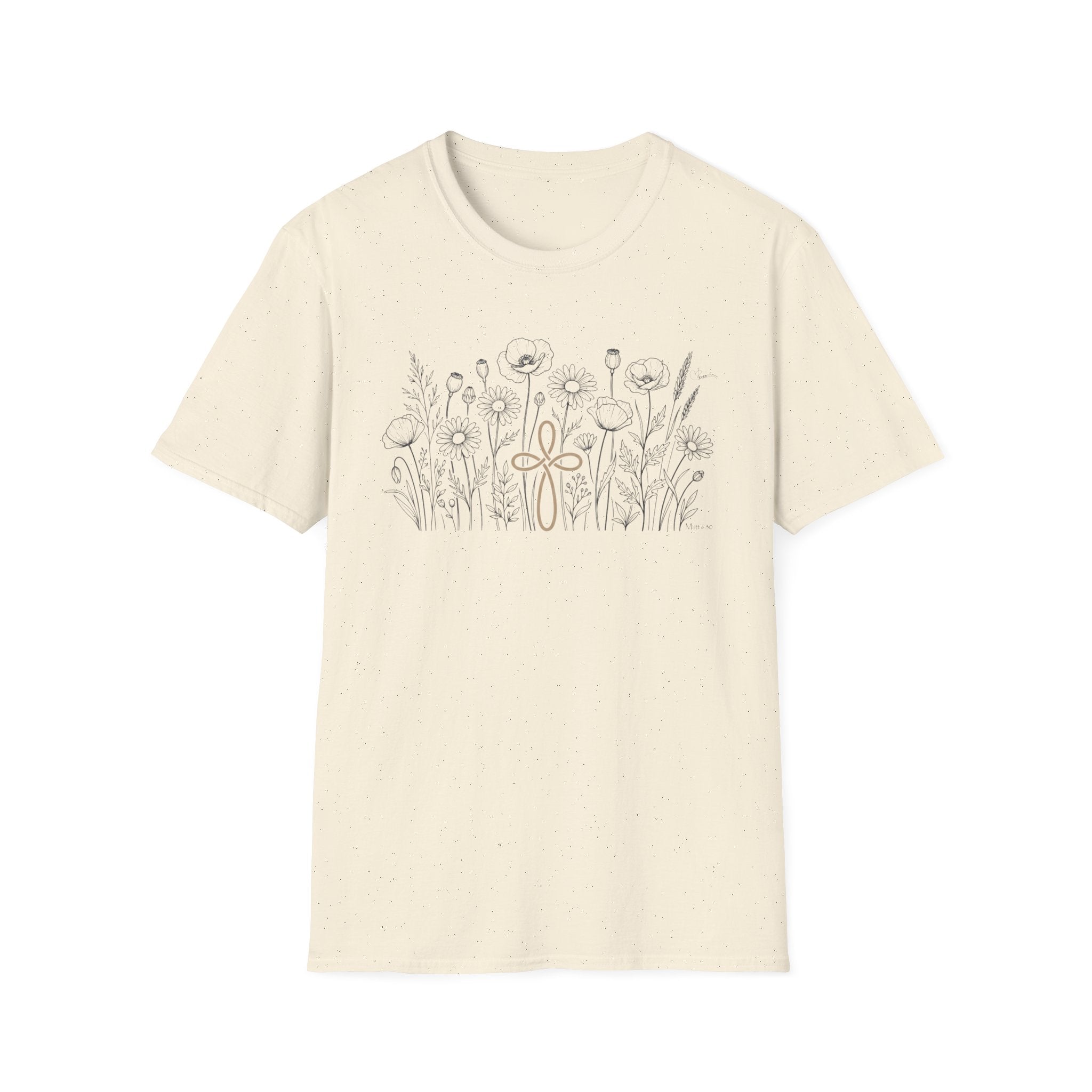 Field of Flowers Sand Cross - T-Shirt