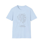 Clothed in strength flower hair - T-Shirt