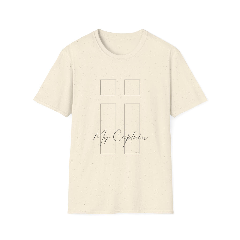Aye Aye My Captain Subtle Cross Filled Boxes - T-Shirt