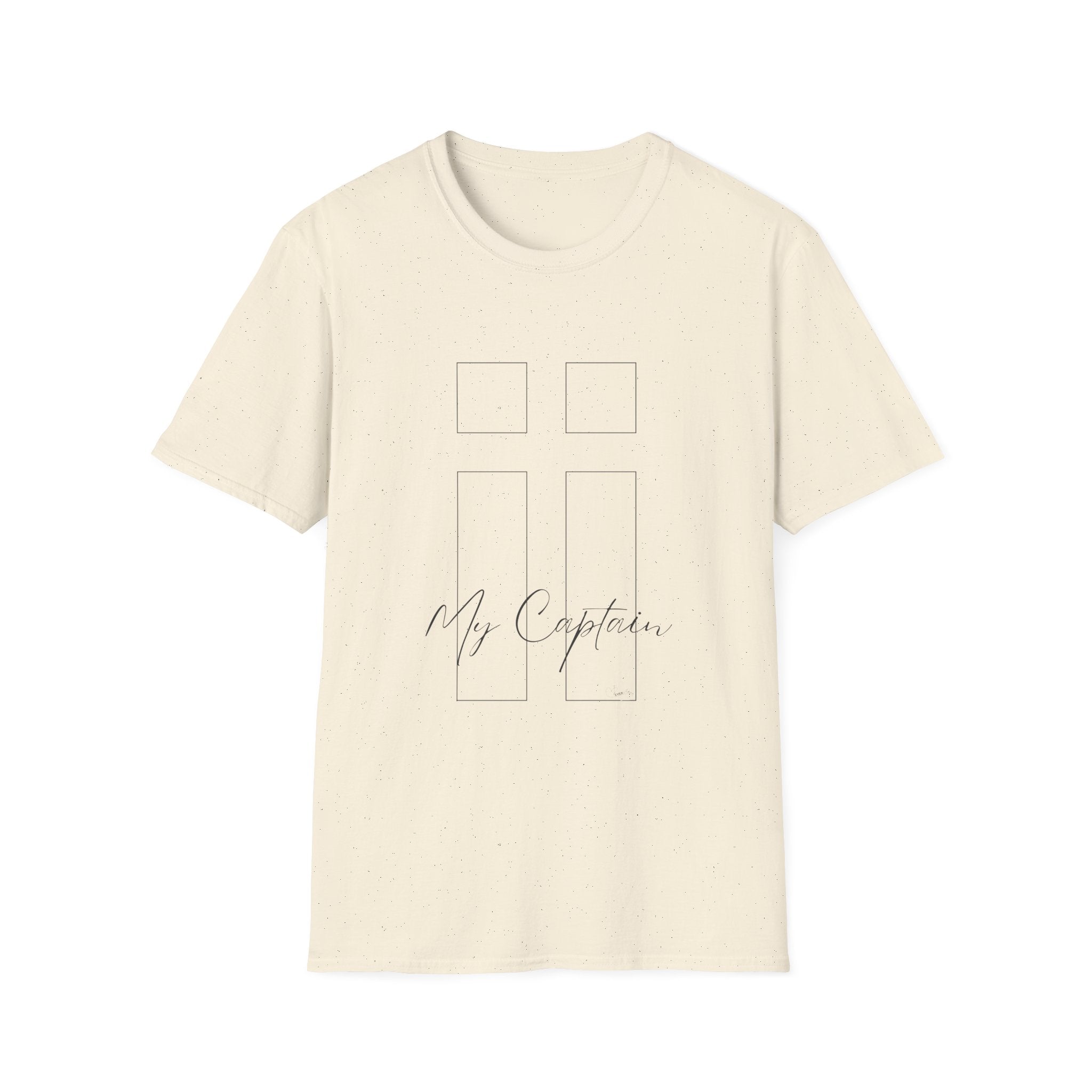 Aye Aye My Captain Subtle Cross Filled Boxes - T-Shirt