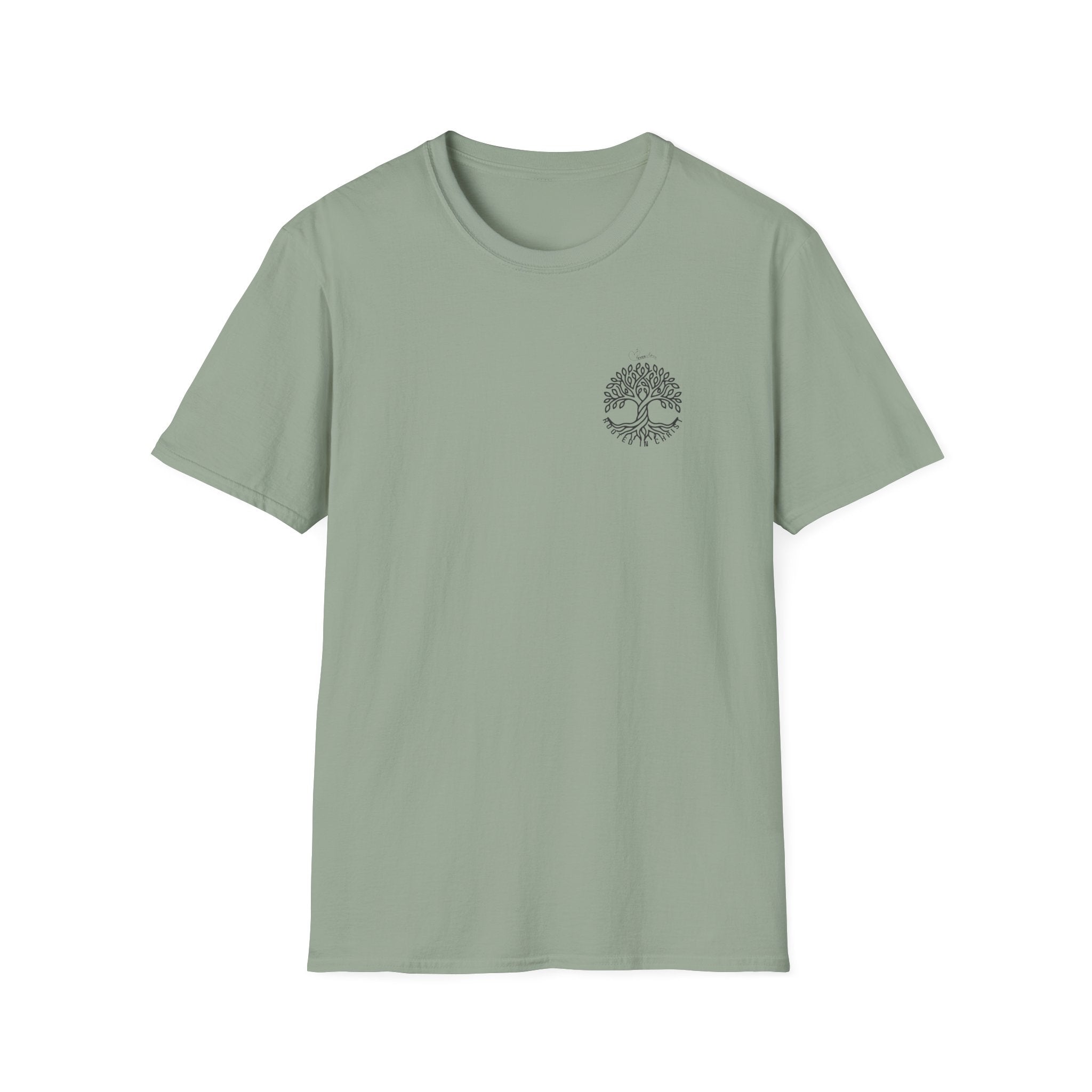 Rooted in Christ Subtle Badge- T-Shirt