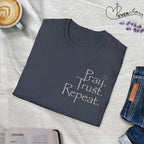 Pray Trust Repeat Stacked - T-Shirt