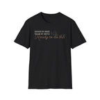 Cover by Grace Fueled by Coffee Ready Dove- T-Shirt