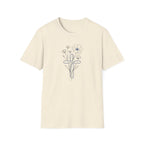Blue Cross Flowers - T-Shirt