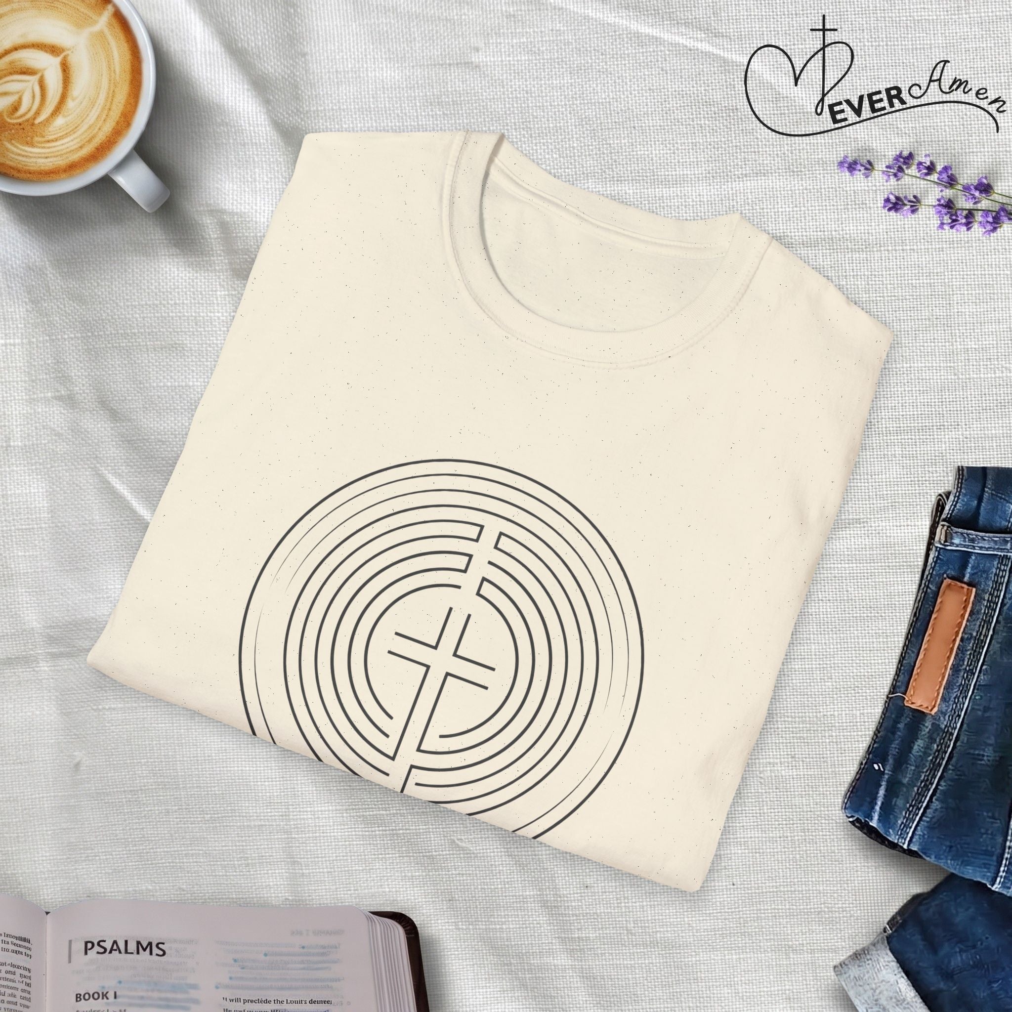 Cross Circle Maze - T-Shirt