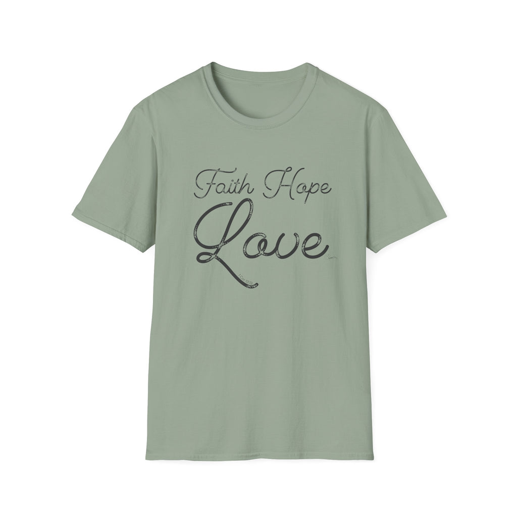 Faith Hope Love Large - T-Shirt