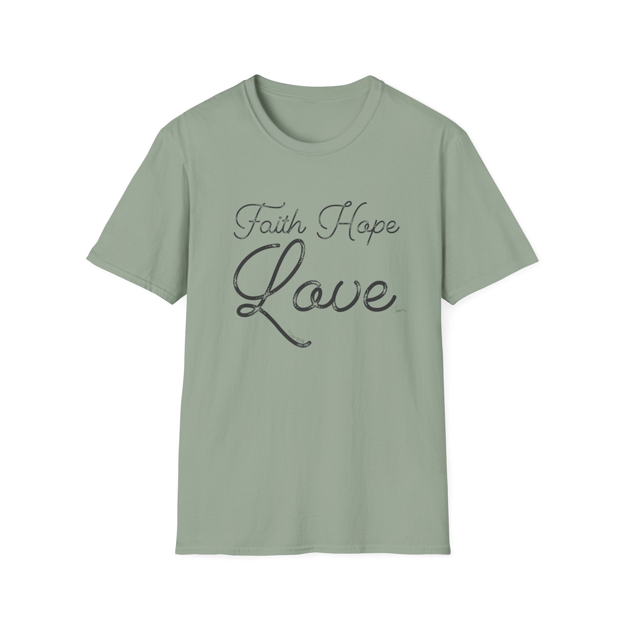Faith Hope Love Large - T-Shirt
