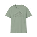 Pray Trust Repeat Flowers - T-Shirt