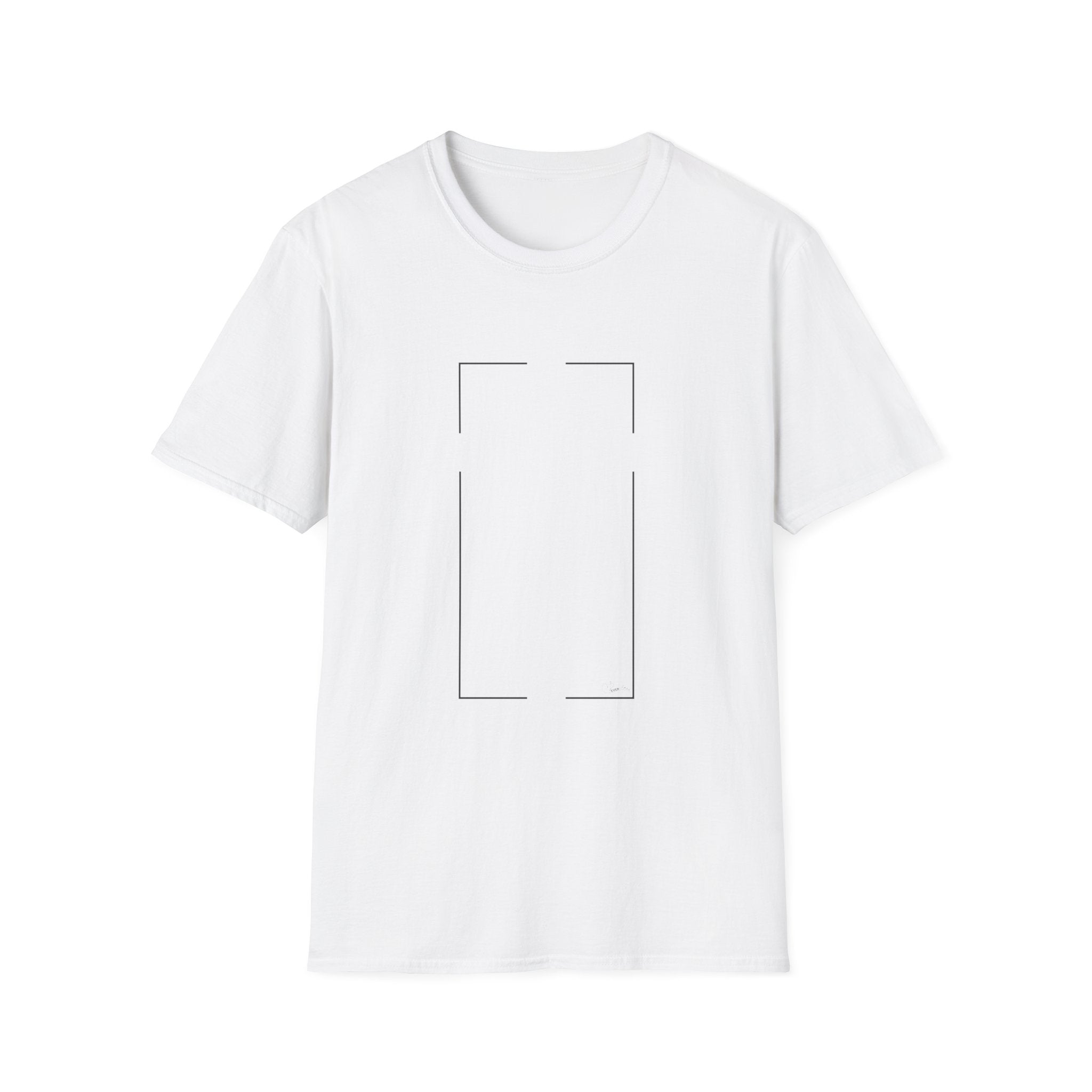 Subtle Cross Outline - T-Shirt
