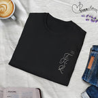 Faith Hope Love Cursive with Words pocket - T-Shirt