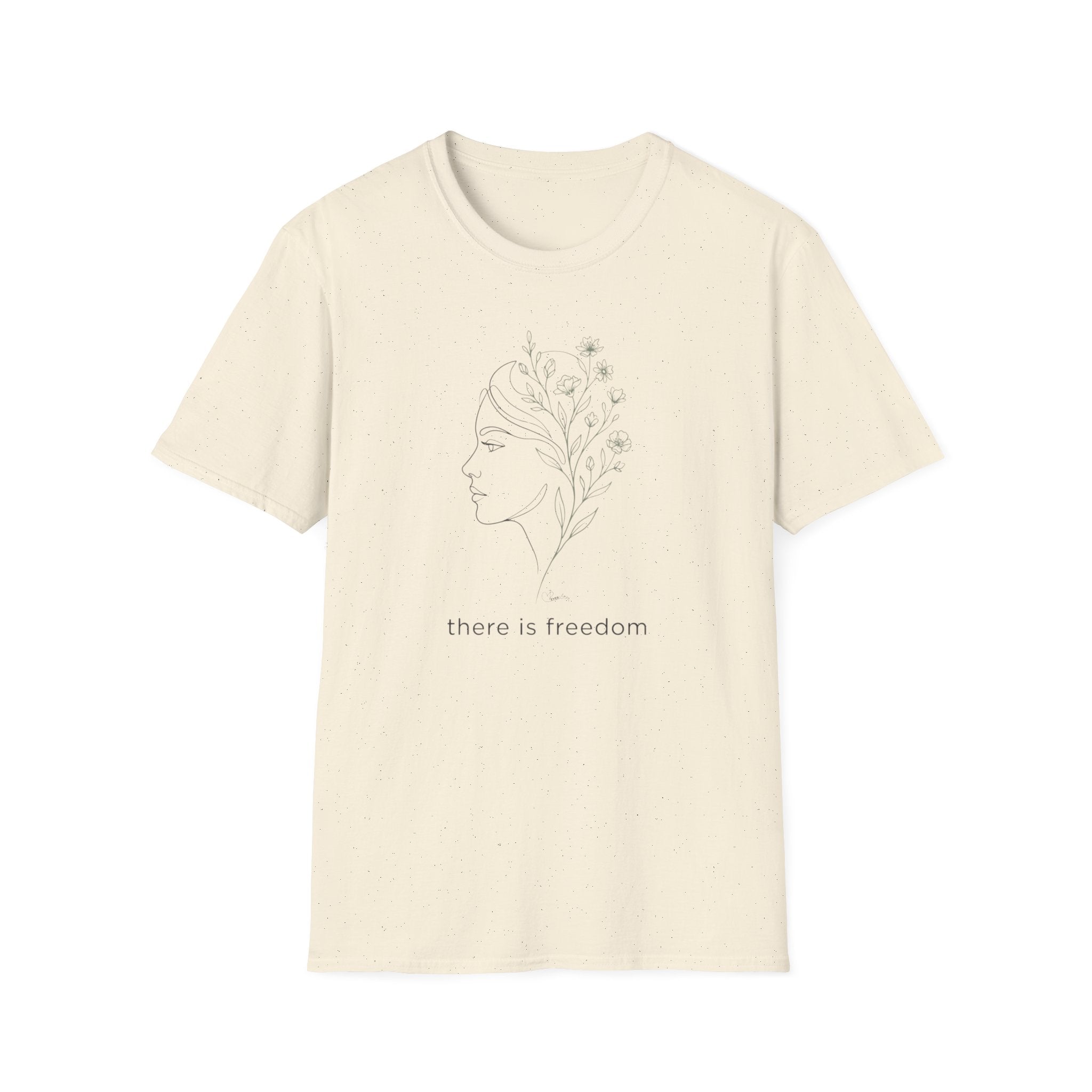 There is Freedom Hair Flowers - T-Shirt